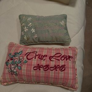 Embroidered Pillows